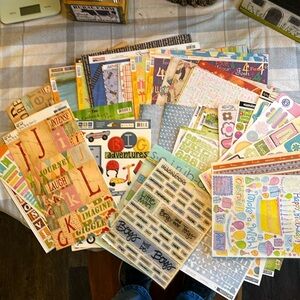 Large bundle of Scrapbooking Materials